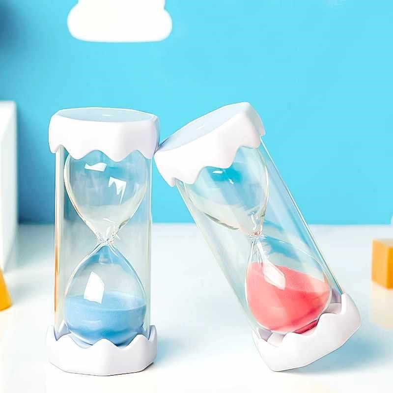 沙漏计时器儿童防摔25/30/60分钟自律学习时间管理流沙瓶摆