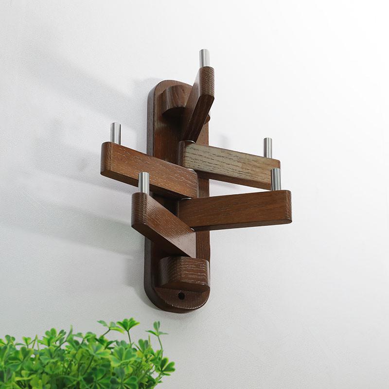 纯实木挂钩挂衣钩墙上装饰挂勾北欧玄关衣帽钩钉子壁挂墙壁挂衣架