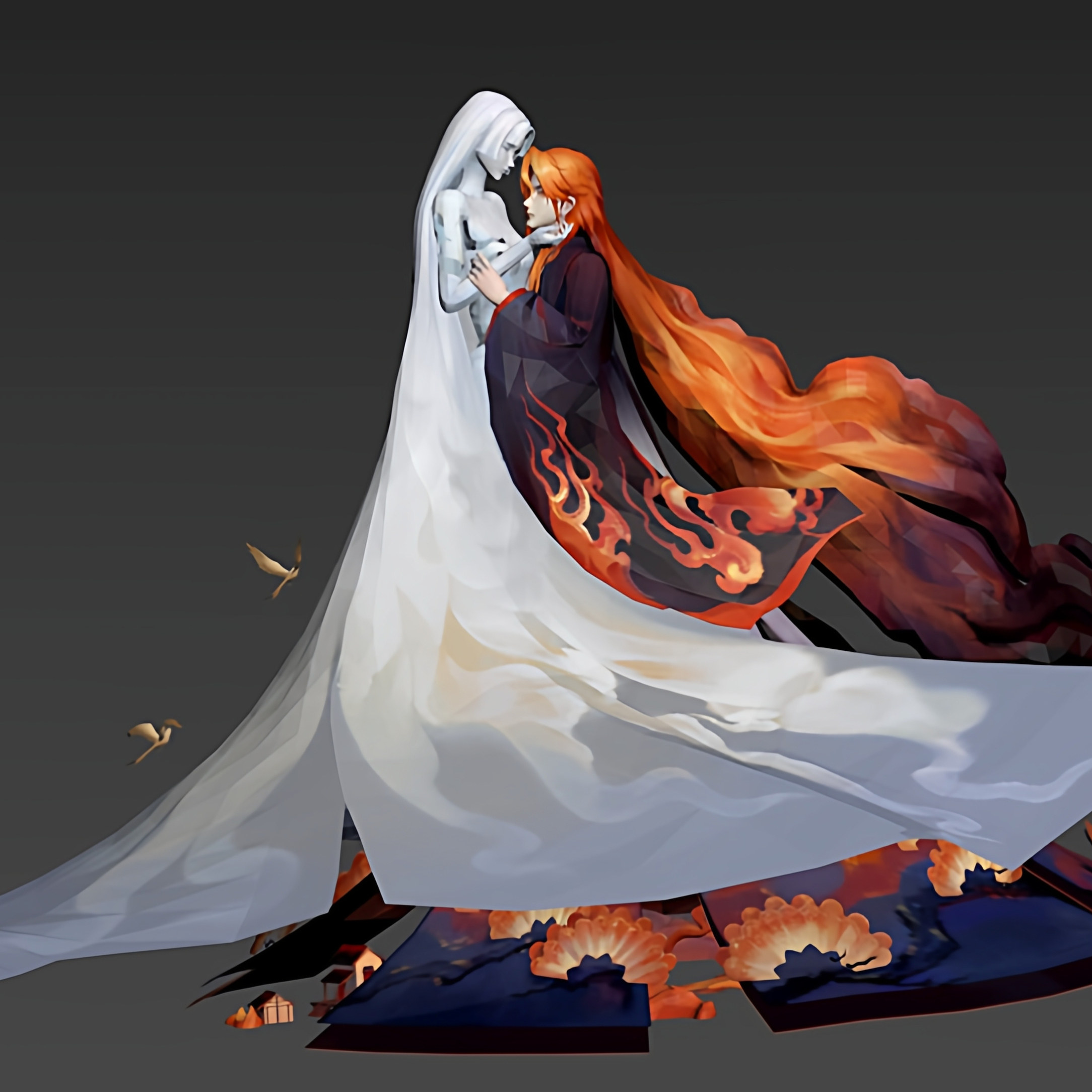 阴阳师3d模型代下载提取fbx,3dmax