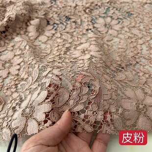 急速发货镂空棉龙骨线蕾丝花边打底服装 布料上衣连衣裙子包裙旗袍