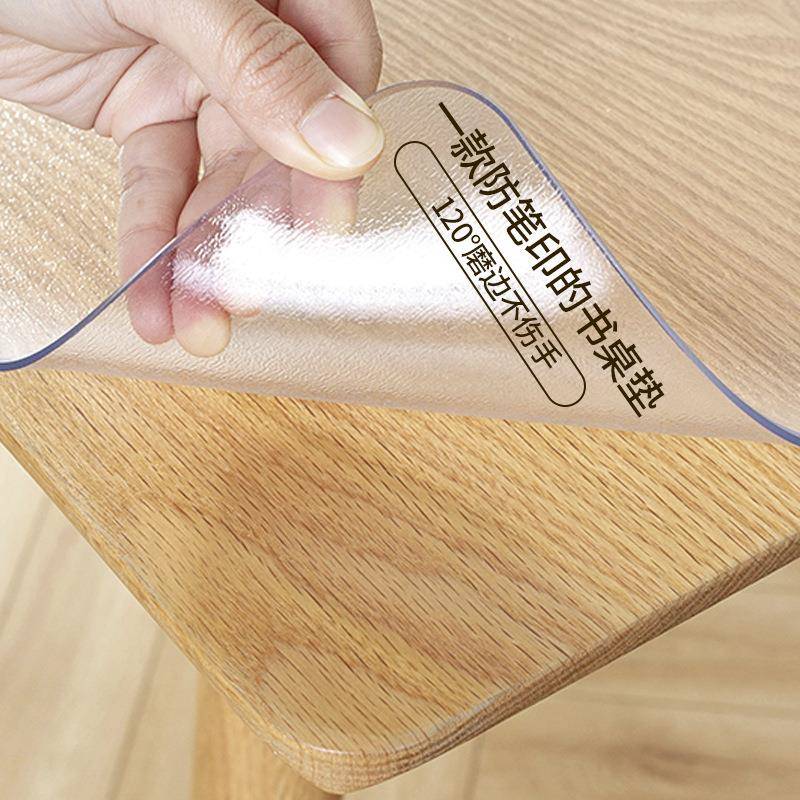 【折扣价】pvc透明书桌垫可自由裁剪防气泡桌面保护垫免洗学习桌