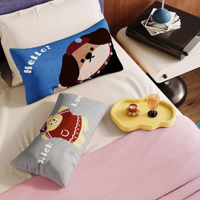 【折扣价】床上抱枕女生睡觉夹腿抱枕绿色等身长条床头靠枕卡通可