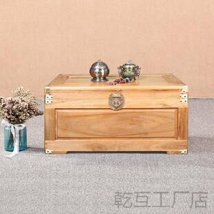 【折扣价】樟木箱香樟木箱子素面平板樟木箱香樟木字画衣物收纳储
