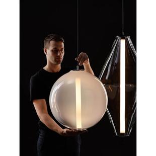 捷克Bommabuoy简约玻璃餐厅吊灯轻奢北欧现代卧室床头吧台小吊灯