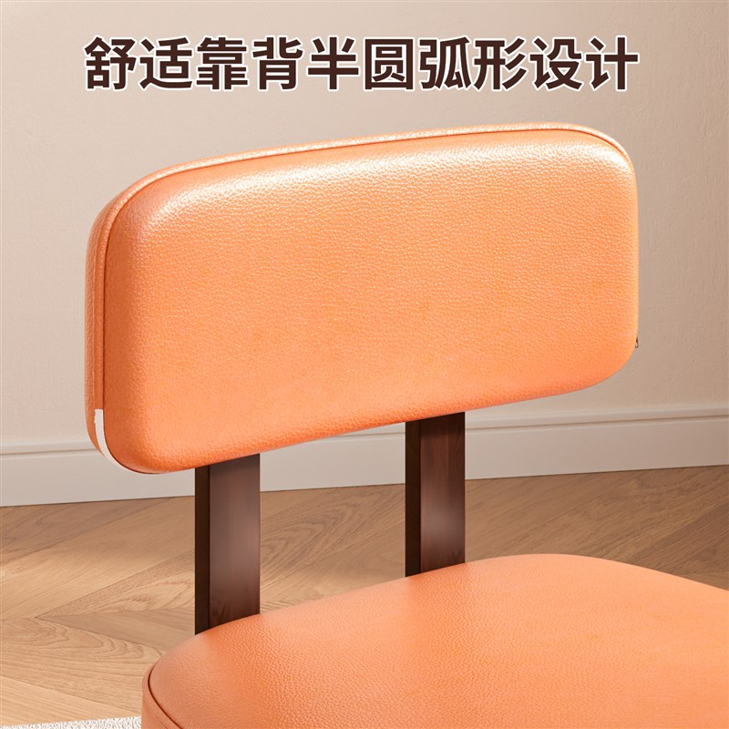 门口穿鞋溜溜椅移动凳子客厅板凳滑轮矮凳万向轮小椅子家用换鞋凳