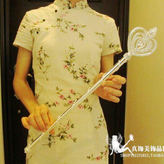 新款心形权杖选秀选美比赛颁奖手杖舞台演出表彰酒吧夜场开业道具
