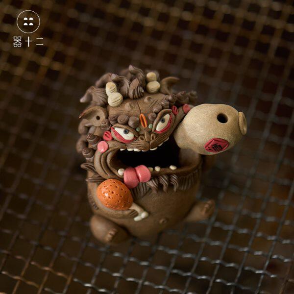 器十二酒鬼饕餮倒流香炉创意摆件茶宠精品可养香插香薰炉鬼迷日眼