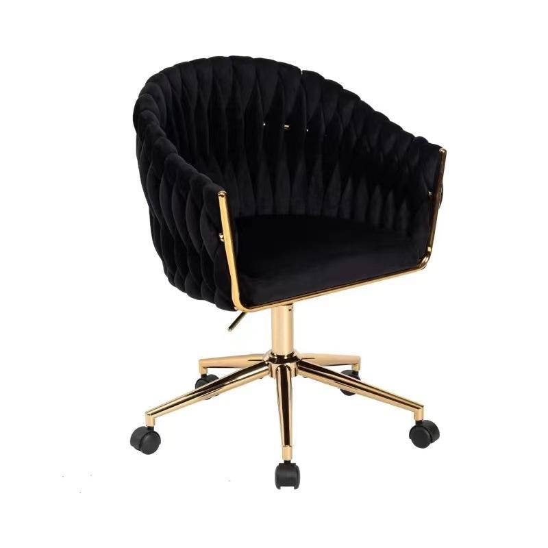 轻奢化妆椅卧室梳妆凳子家用电脑久坐靠背旋转椅子