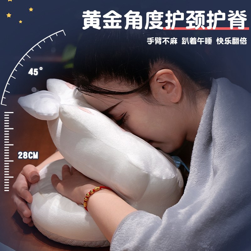 午睡枕头趴睡枕办公室午休神器儿童趴桌子午觉小学生专用睡觉抱枕