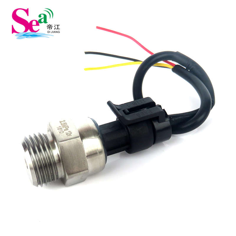 力 传感器 变送器油压 12v2口供电4新款 水压压力分气压5mpa.