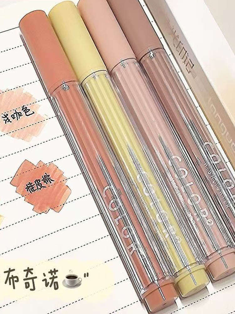 Синий фруктовый маркер ins high-value chasing light mark marker pen с мягкой головкой для студенческой маркировки ключа ручной записи, ручка для рисования Изображение 1