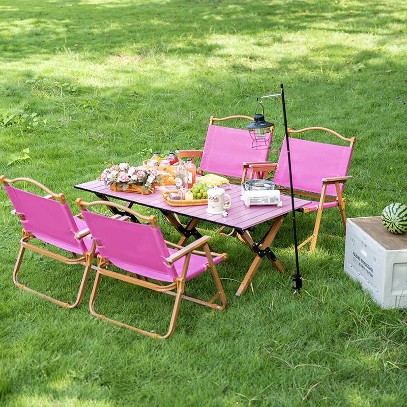 ￥%#户外折叠桌子铝合金便携式摆摊蛋卷桌露营桌椅野餐桌用品全cx