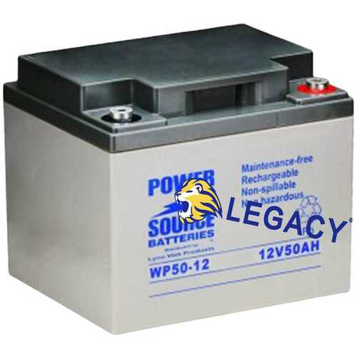 POWER SOURCE蓄电池 WP50-12 12V50AH 密封 AGM 电池
