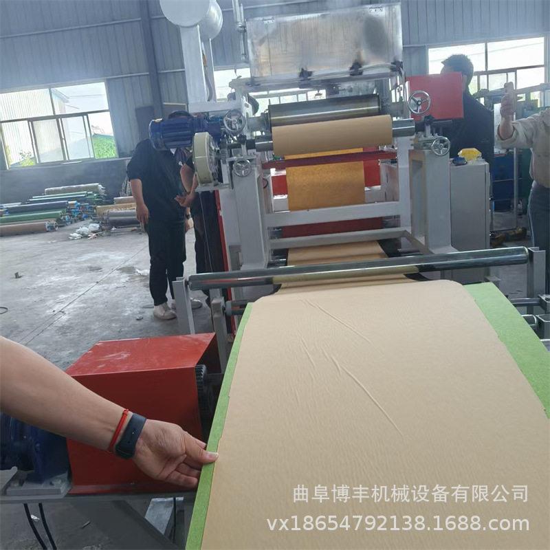 聚酯纤维吸音板不干胶背胶机 隔音毛毡涂胶机离型纸EVA泡绵复合机