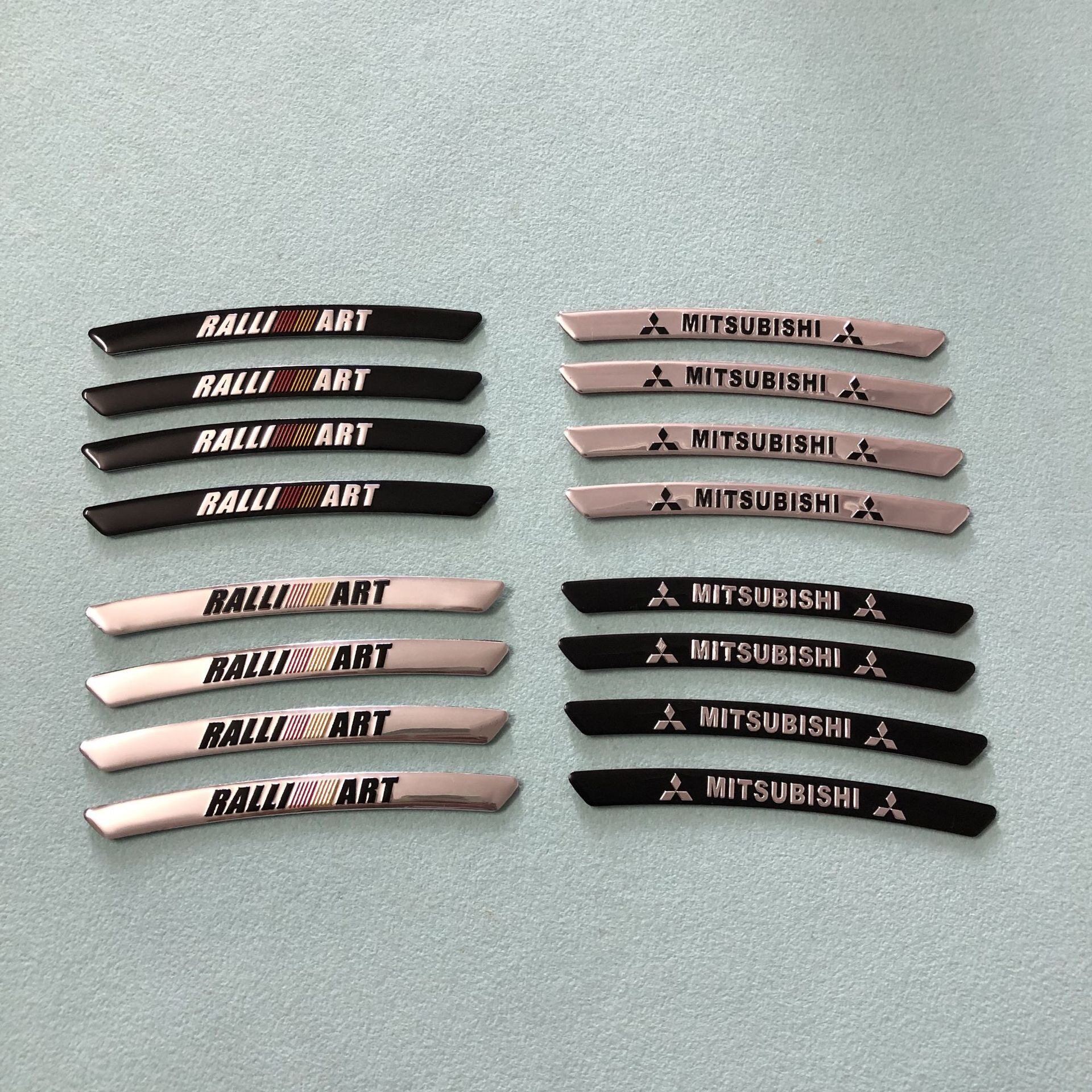 三菱轮毂装饰RALLIART轮眉贴标