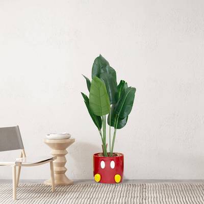 客厅落地花瓶摆件电视柜旁边盆栽家居装饰品仿真绿植创意风格花盆