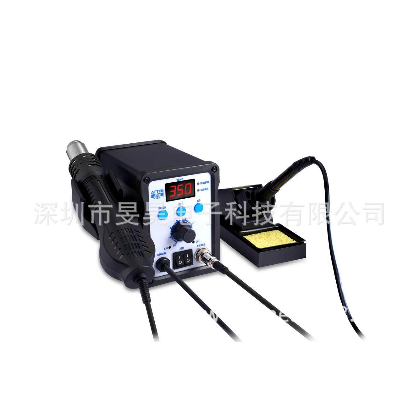安泰信AT8586风枪烙铁二合一 热风拆焊台 AT858D+可调温 恒温
