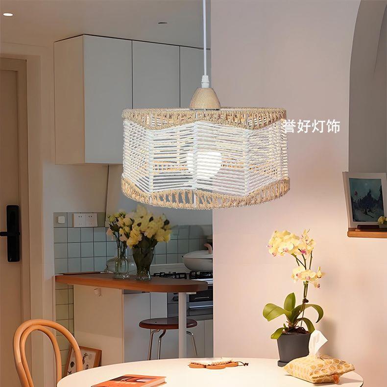 设计师轻奢极简餐厅餐桌吊灯具文艺术网红灯罩吧台饭厅客厅主卧室