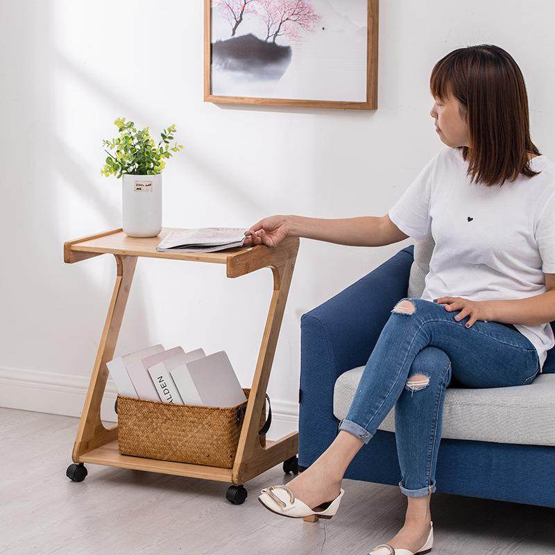 【折扣价】实木可移动边几边柜带轮茶水架客厅小茶几简约沙发边桌,鲜花速递/花卉仿真/绿植园艺,其它园艺用品,淘宝优惠券,粉丝福利购,淘宝优惠卷