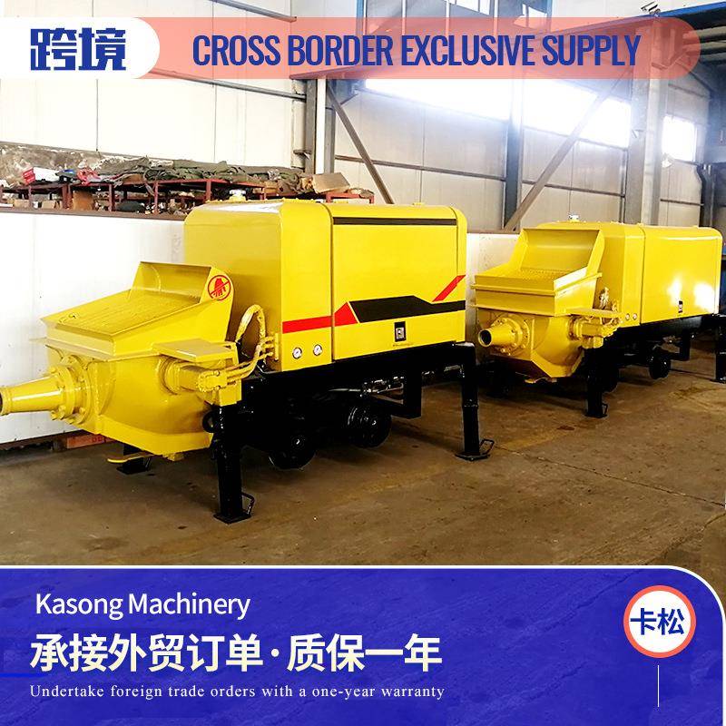 HB15矿用混凝土输送泵小型泵管构造矿用浇筑水泥砂浆输送泵