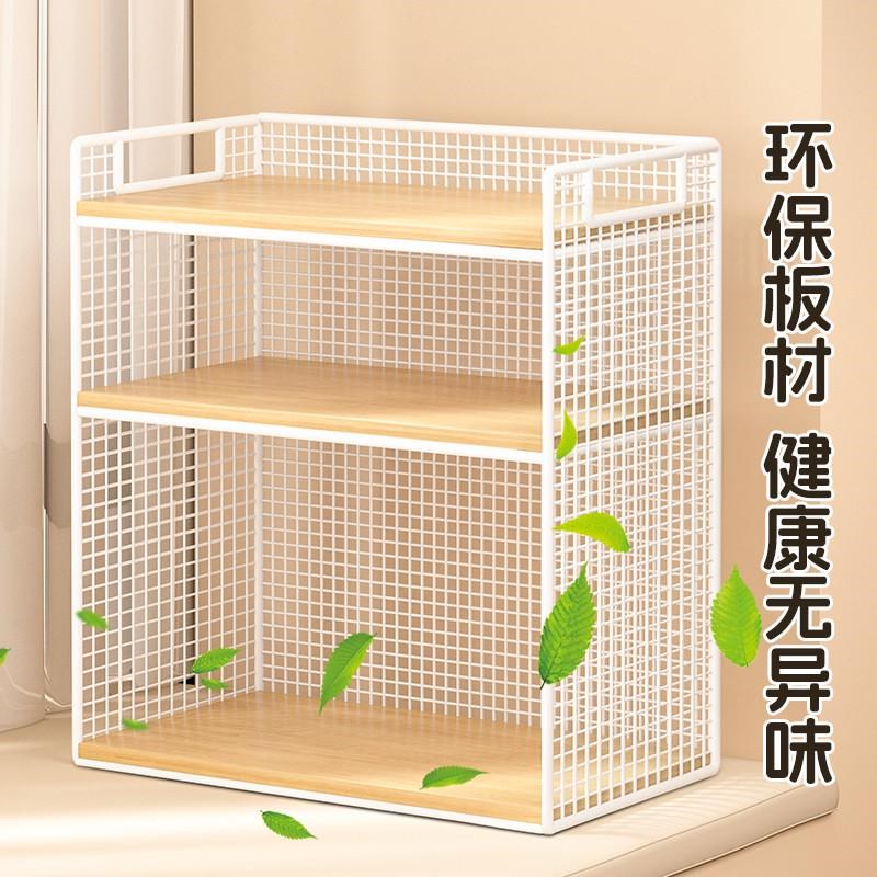 桌面置物架办公书桌多层书架桌上学生电脑桌上多层收纳展示柜书架