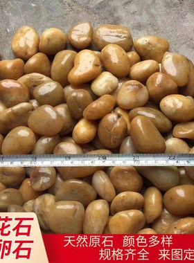 厂家直供天然哑光高光混色五彩雨花石鹅卵石园林景观铺路鱼缸造景