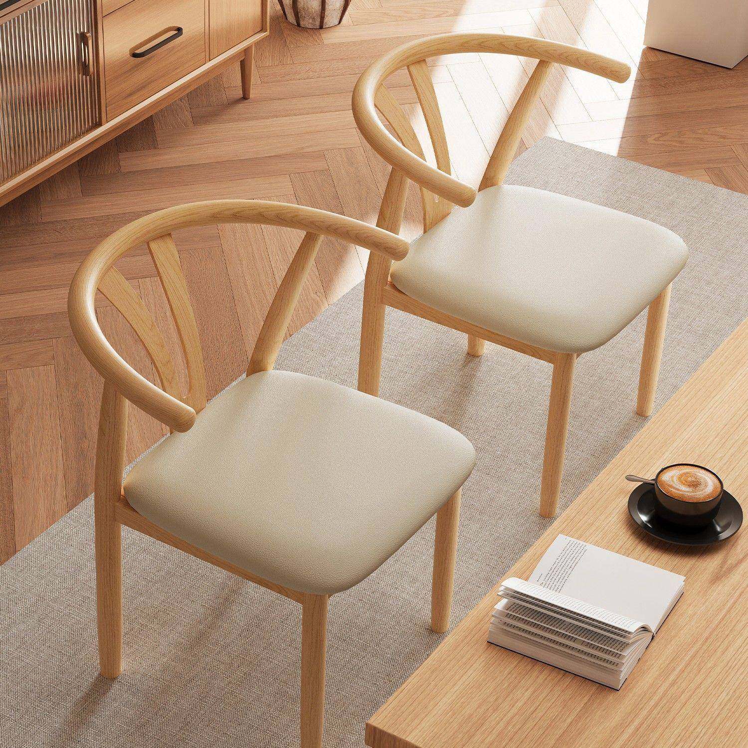 【折扣价】太师椅靠背椅子家用餐椅现代简约餐桌凳子牛角椅铁艺仿