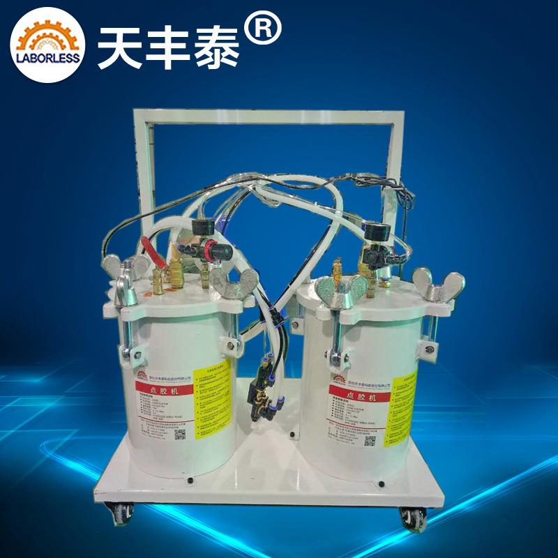 热卖10LAB双组份双液手推灌胶机自动大流量点胶机带动态搅拌压
