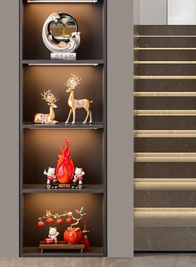 新中式家居酒柜摆件入户玄关客厅办公室高档轻奢装饰乔迁开业礼物