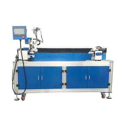 全自动灯串缠线绕丝机定制LED铜线灯串双模条全自动绕线机