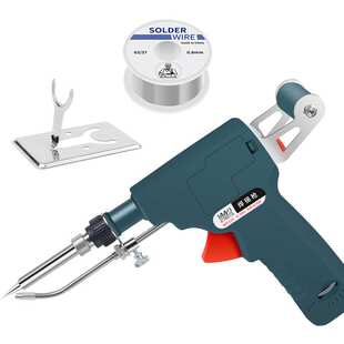 可调温80W内热式手持焊锡枪110V美规自动送锡机欧规电烙铁套装