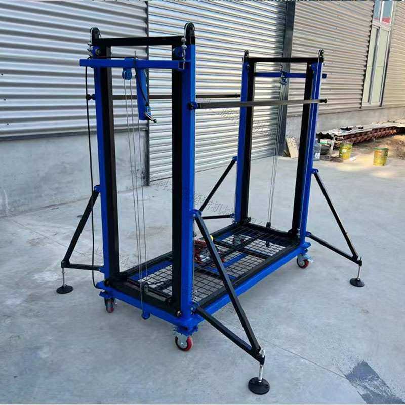 电动脚手架升降机 室内外装修清洁升降平台车 高空维修作业平台