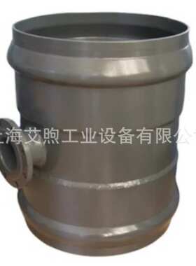 DN600*200灰色钢塑管密封圈式承口三通 UPVC管双承口法兰转换三通