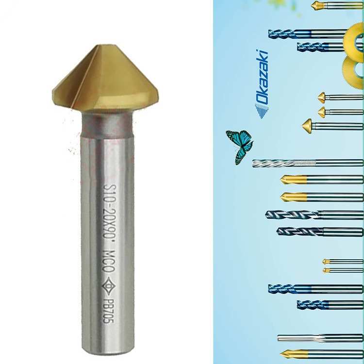 倒角刀三刃型90度先端角镀钛MCO CS3S05-40