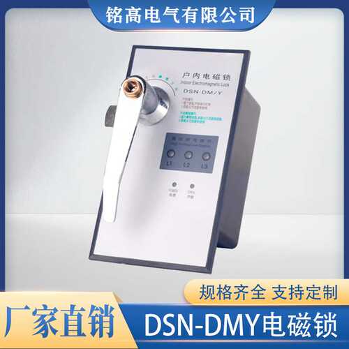 厂家直供高压开关柜电磁锁DSN-DMY系列电磁门锁手柄式带显示功能