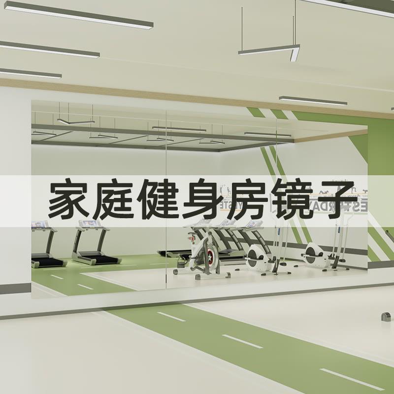 不会碎的钢化玻璃舞蹈镜子家庭舞蹈房健身房专用大尺寸家用瑜伽镜