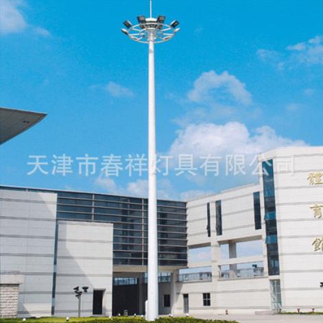 广场金属投光灯杆12米高杆灯球场广场灯杆路灯杆户外照明灯杆灯具