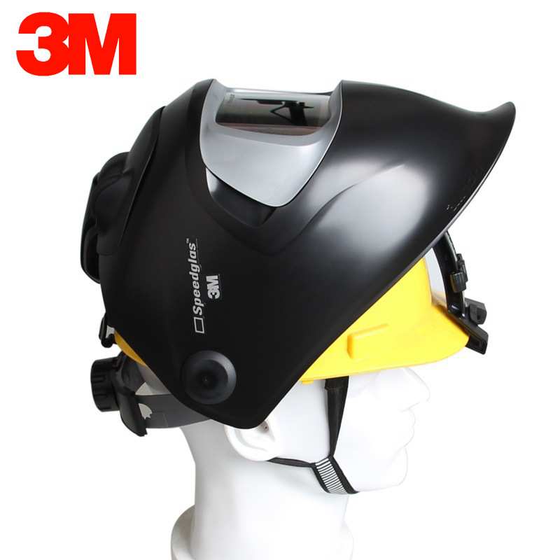 3M Speedglas 100-QR头戴式自动变光焊接面罩快扣防弧光带滑轨