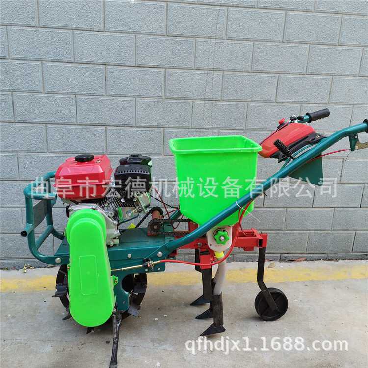 轻便小型玉米播种机 三行手推追肥机 自走式柴油施肥机