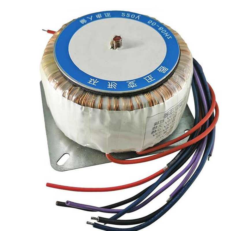200W全铜线功放环牛环型电源变压器 双15V功放环形变压器 双12V