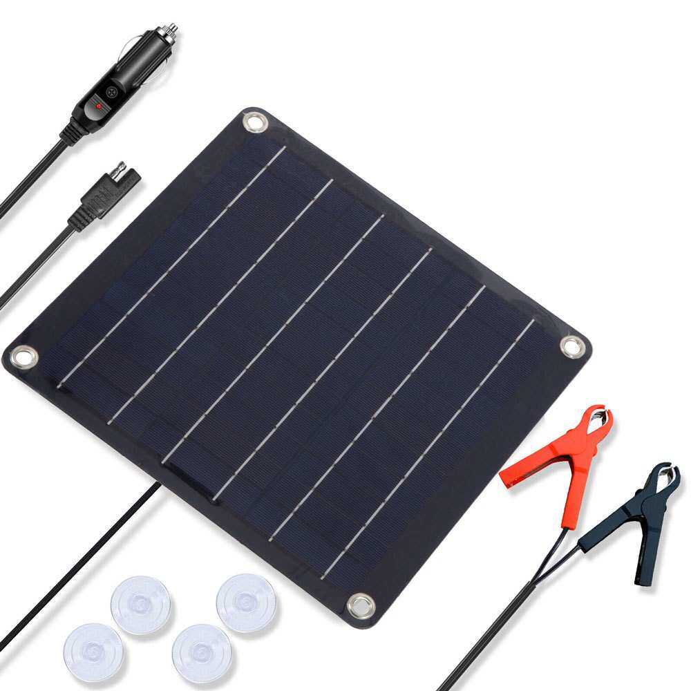 跨境多晶柔性太阳能板12V18v光伏板控制器套装移动储能伴侣