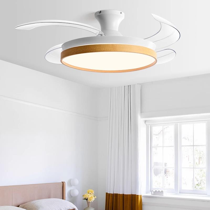 【折扣价】2025新款吊扇灯简约吸顶吊扇家用客厅餐厅灯扇一体卧室
