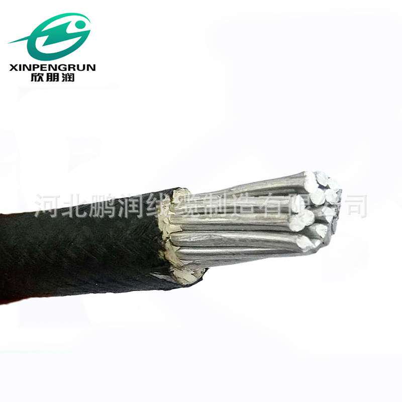 BLX35铝芯橡胶绝缘电缆黑色麻皮线户外防水橡套线35mm2电力电缆