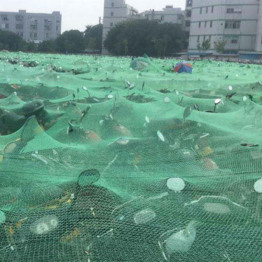 防尘网街道马路施工盖土抑尘网建筑材料余坭防航拍覆盖网编制厂