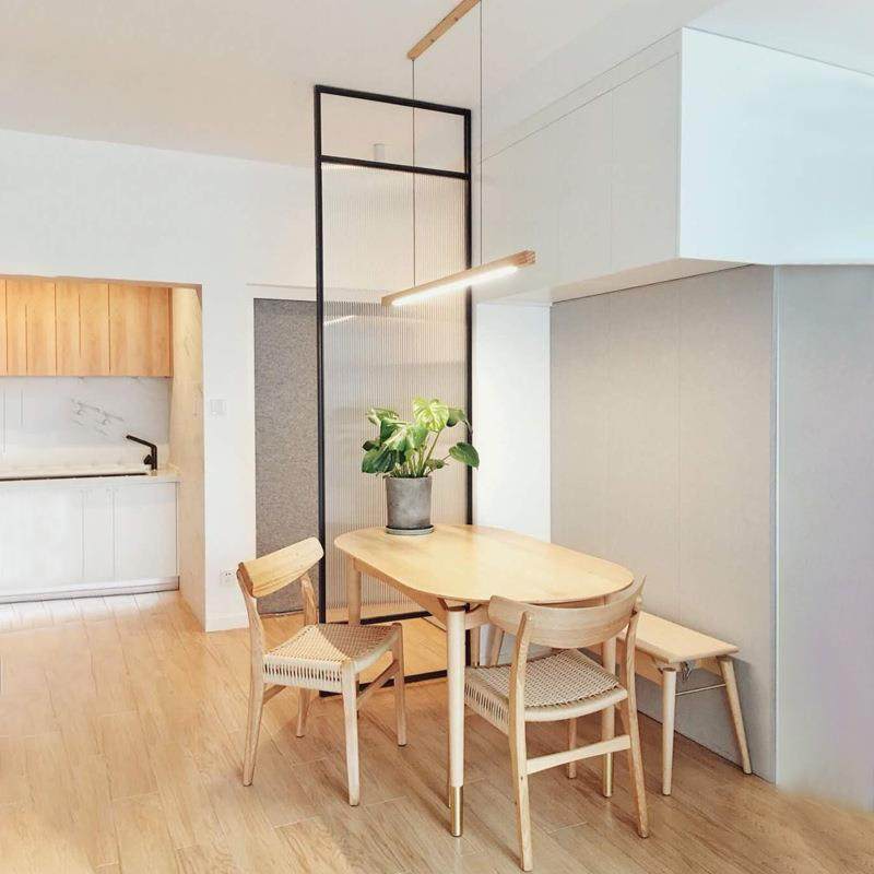 隔断门极窄轻奢玄关平开门客厅卫生间夹丝玻璃酒店隔断玻璃推拉门