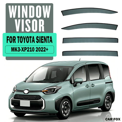 适用于丰田SIENTA晴雨挡雨遮阳版雨眉SIENTA XP170 Window visor