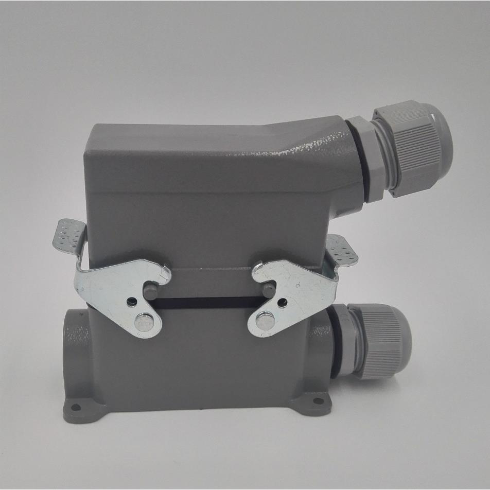 直销重载连接器16芯矩形航空插头热流道模具接插件