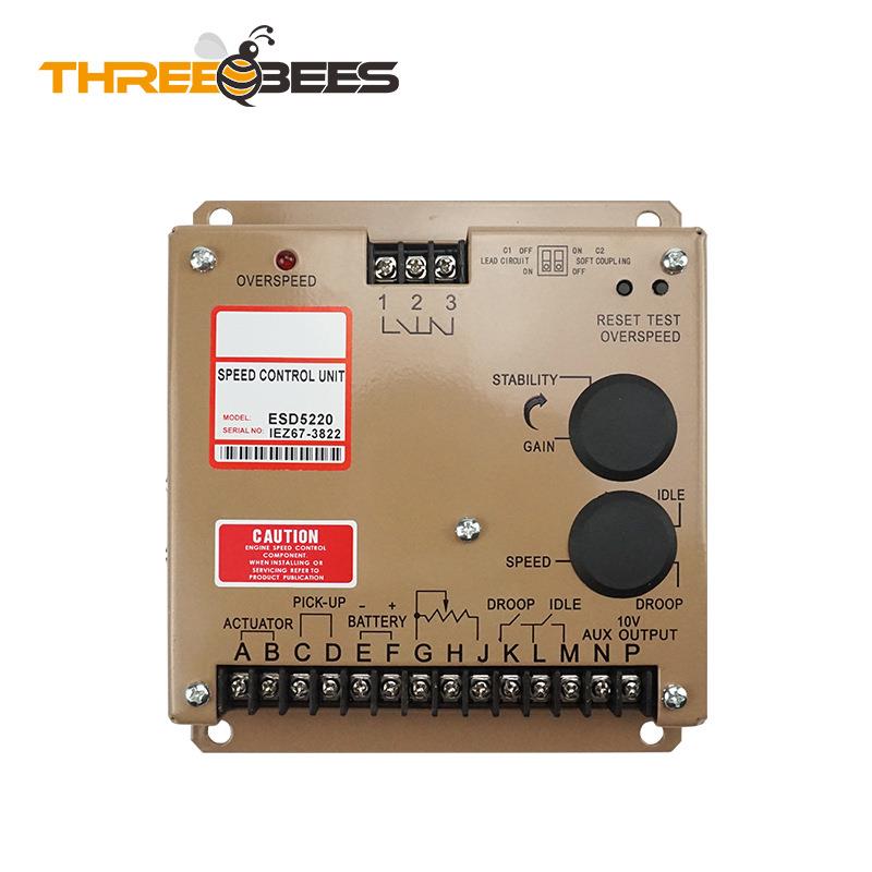 ESD5220发电机组调速板速度控制器电子调速器