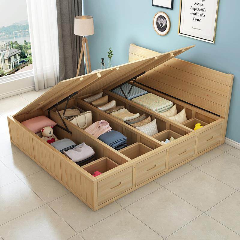 W7定制实木高箱储物床单人双人床1.8米气压箱体收纳床榻榻米地台,鲜花速递/花卉仿真/绿植园艺,割草机/草坪机,淘宝优惠券,粉丝福利购,淘宝优惠卷