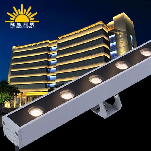 led户外防水洗墙灯高品质景观亮化工程DMX512RGBW七彩线性洗墙灯